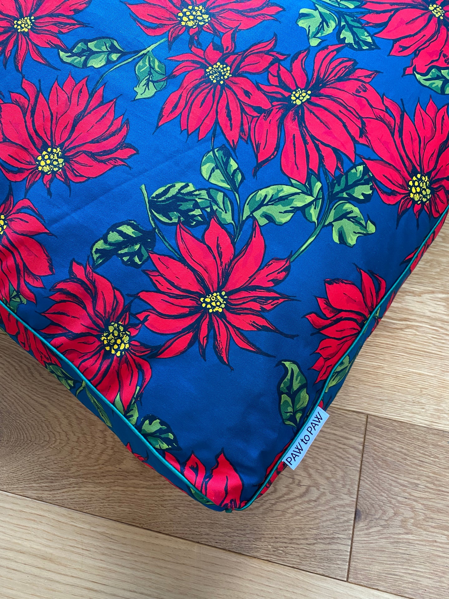 Festive floral bed cover   Limited edition print
