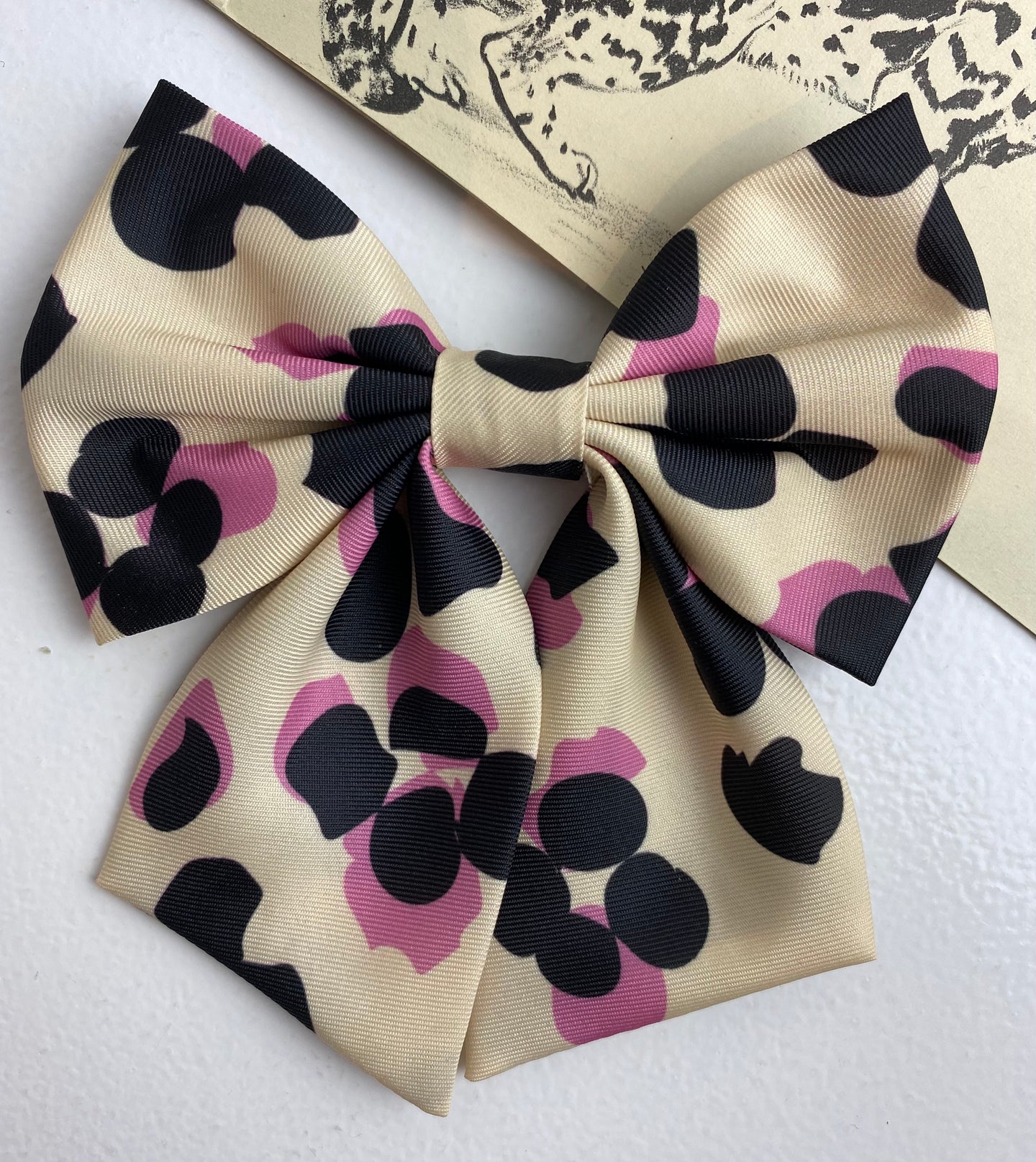 Abstract animal print-Pet sailor bow tie